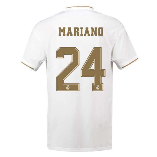 Camiseta Real Madrid NO.24 Mariano Primera equipación 2019-2020 Blanco